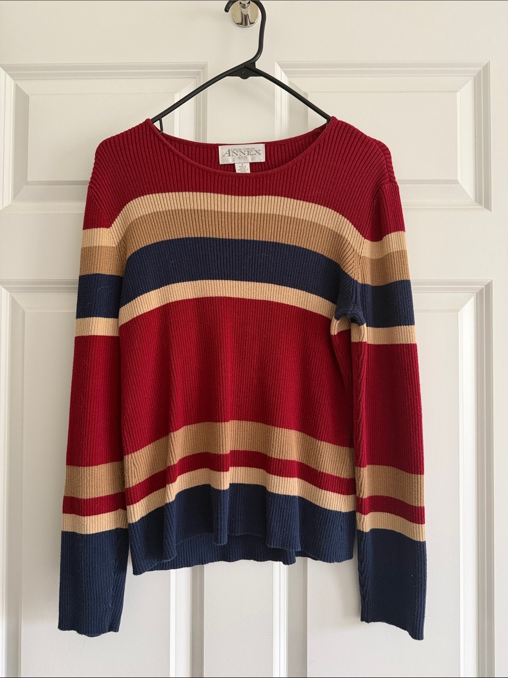 Casual Corner Annex Petite - Striped Sweater | Size: S